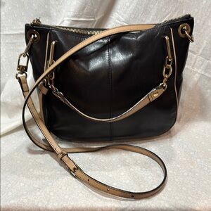 Antonio Melani Vintage Two Tone Leather Purse